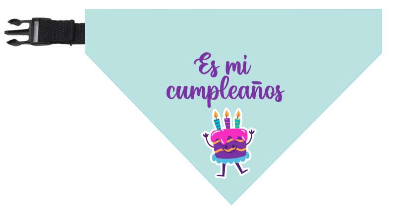 Bandana Es mi cumpleaños 🎂