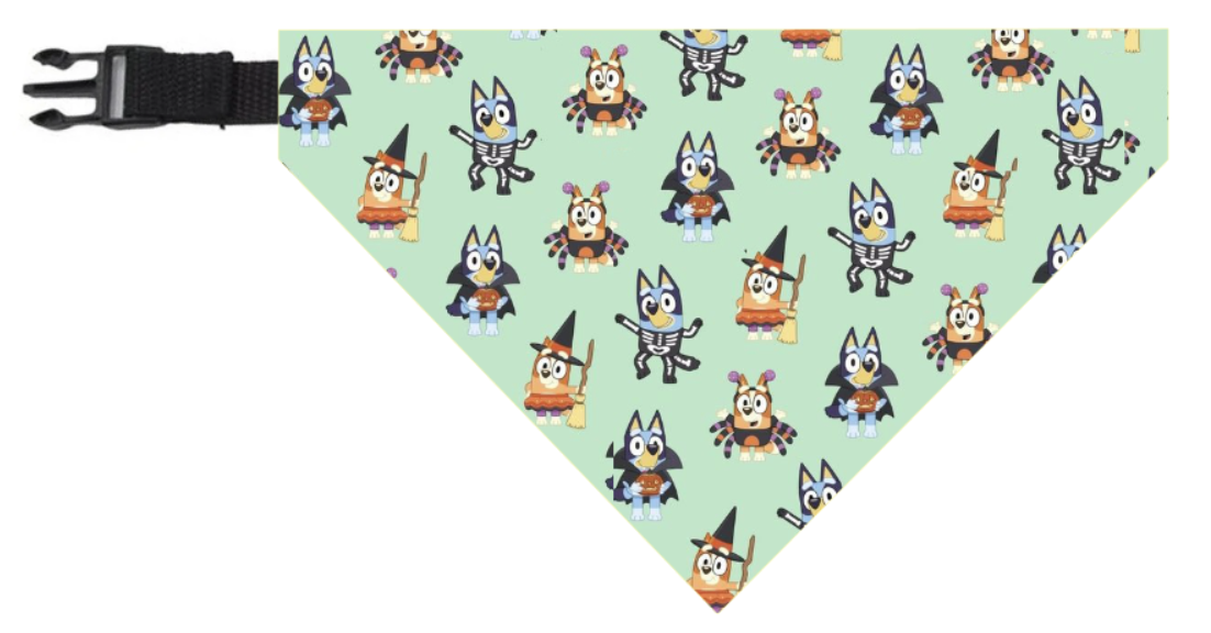 Bandana Halloween Bluey 💀