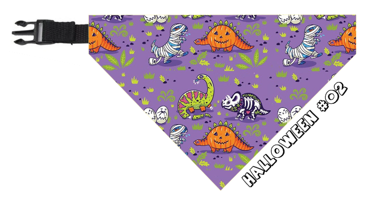 Bandana Dinosaurios Halloween 🦕
