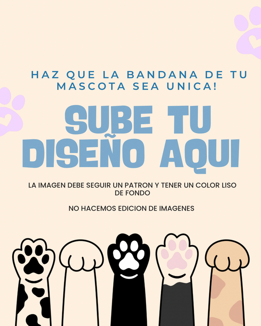 Bandana  Personalizada - Envía tu diseño!