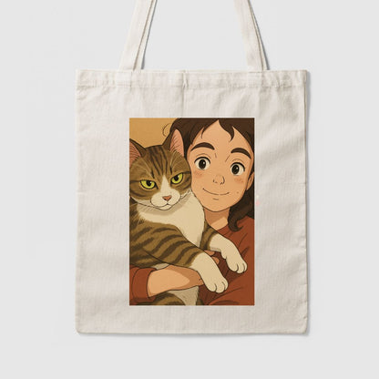 Tote bag personalizado, transformamos tu imagen en caricatura