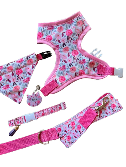 Premium Box: Arnés + Bandana + Collar + Placa de identificación+ Correa de paseo