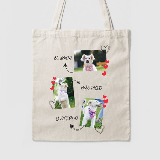 Tote bag personalizado "El amor más puro y eterno"
