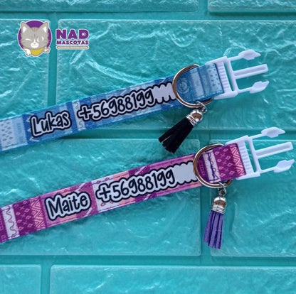 Collares personalizados - Elige diseño y agrega sus datos de identificación