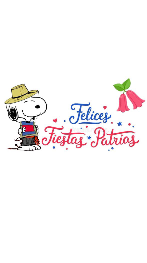 Bandana Snoopy Fiestas Patrias!