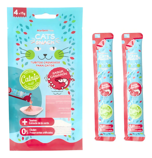Cats Snack Tubito Cremoso con Catnip🐈