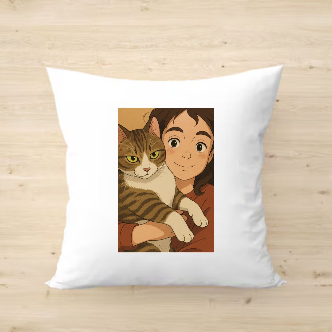 Funda Cojin  personalizado, transformamos tu imagen a caricatura
