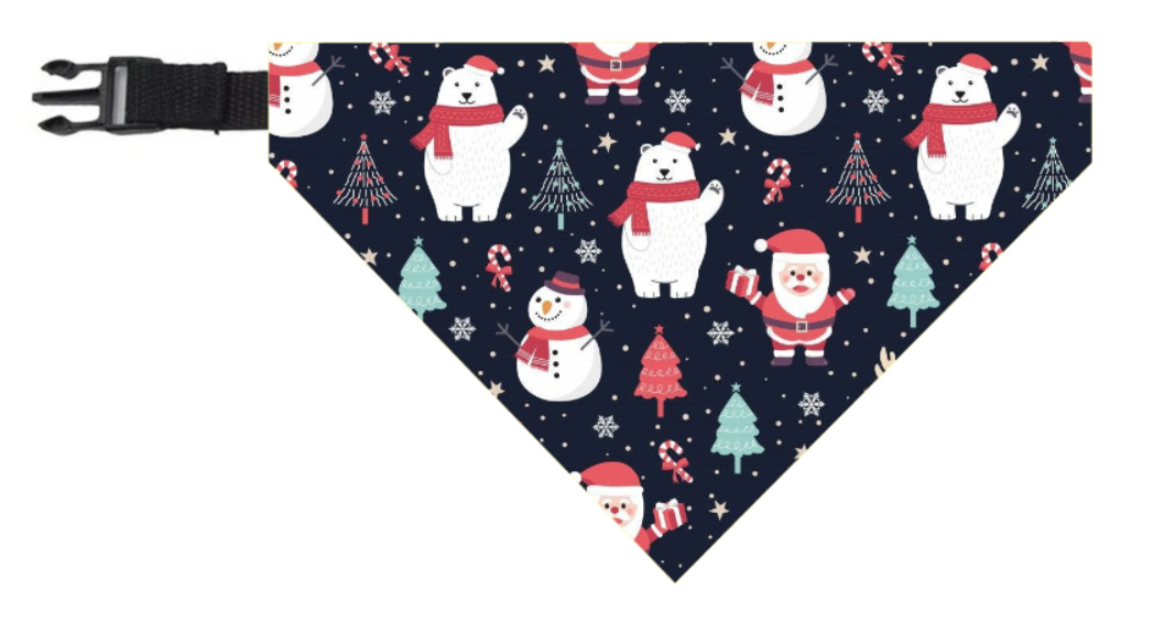 Bandana Oso Polar & Mono de nieve 🎄
