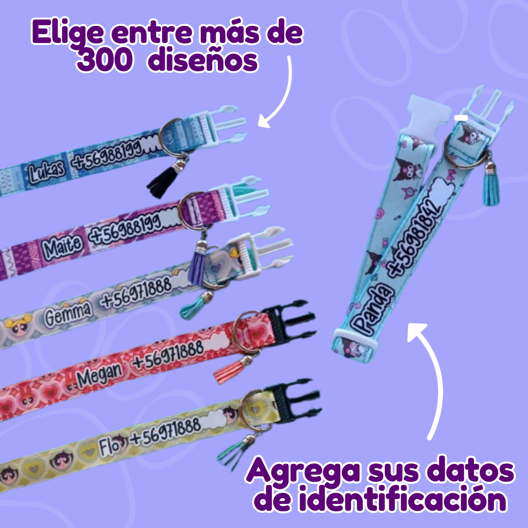 Collares personalizados - Elige diseño y agrega sus datos de identificación
