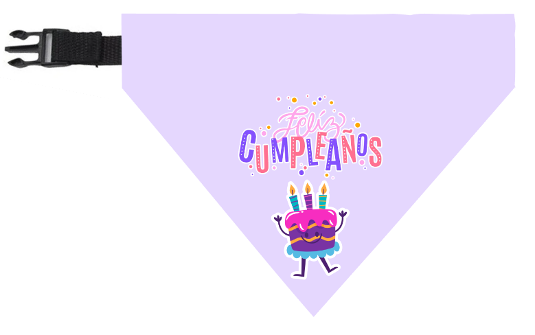 Bandana Feliz Cumpleaños  🎂